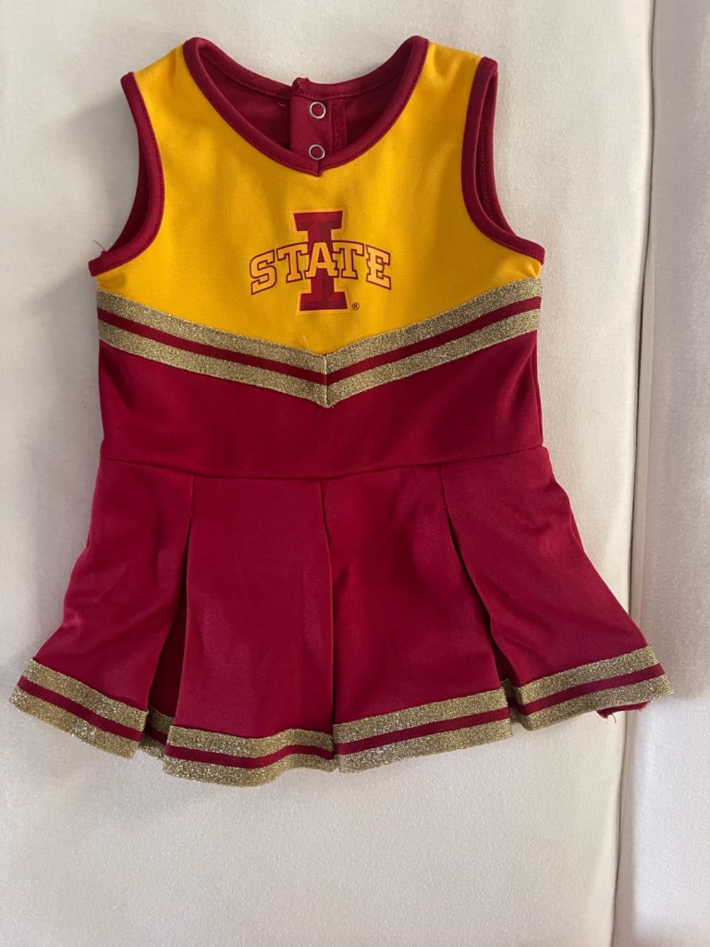 Colosseum Iowa State Cyclone Cheerleader Dress with Glitter Trim